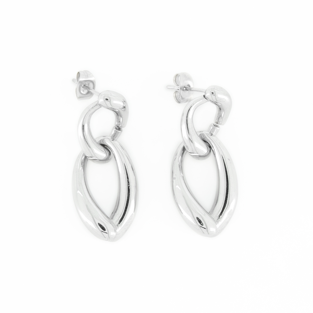 Aretes colgantes María Plata