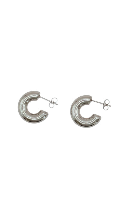 Aretes arracadas Marie plata